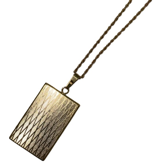 Damascene Spanish Black Gold Engraved
Inlay Geometric Vintage Pendant Necklace - Picture 15 of 16